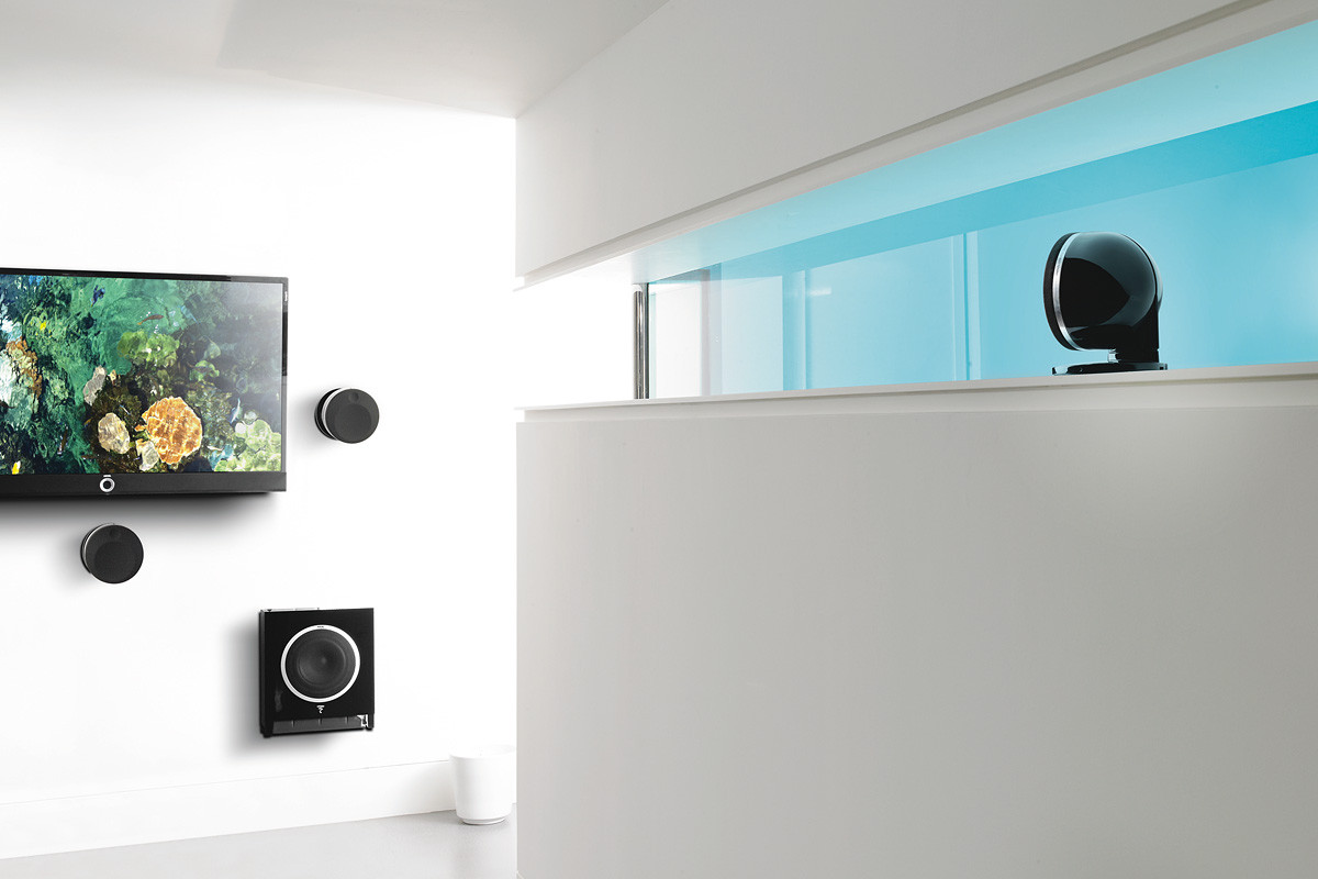 Focal Dome Flax 5.1 Sub Air Diamond White - zestaw kolumn do kina domowego 5.1