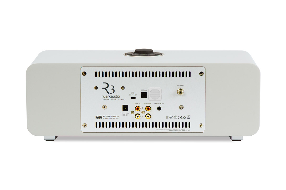 Ruark Audio R3S Soft Grey - system audio typu "all-in-one" Ruark Audio R3S Soft Grey - system audio typu "all-in-one"