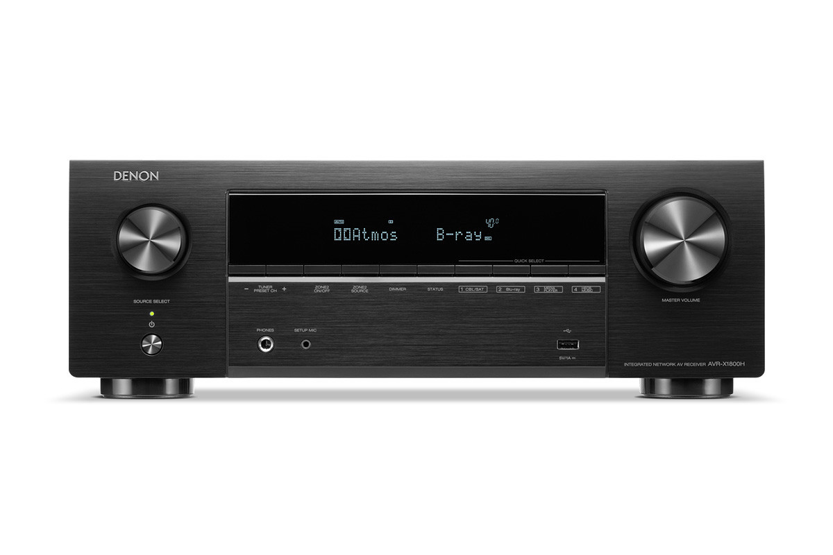 Denon AVR-X1800H - amplituner wielokanałowy