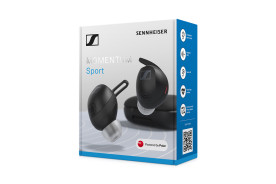 Sennheiser Momentum Sport | MSPORT1 Black - słuchawki dokanałowe bezprzewodowe Bluetooth