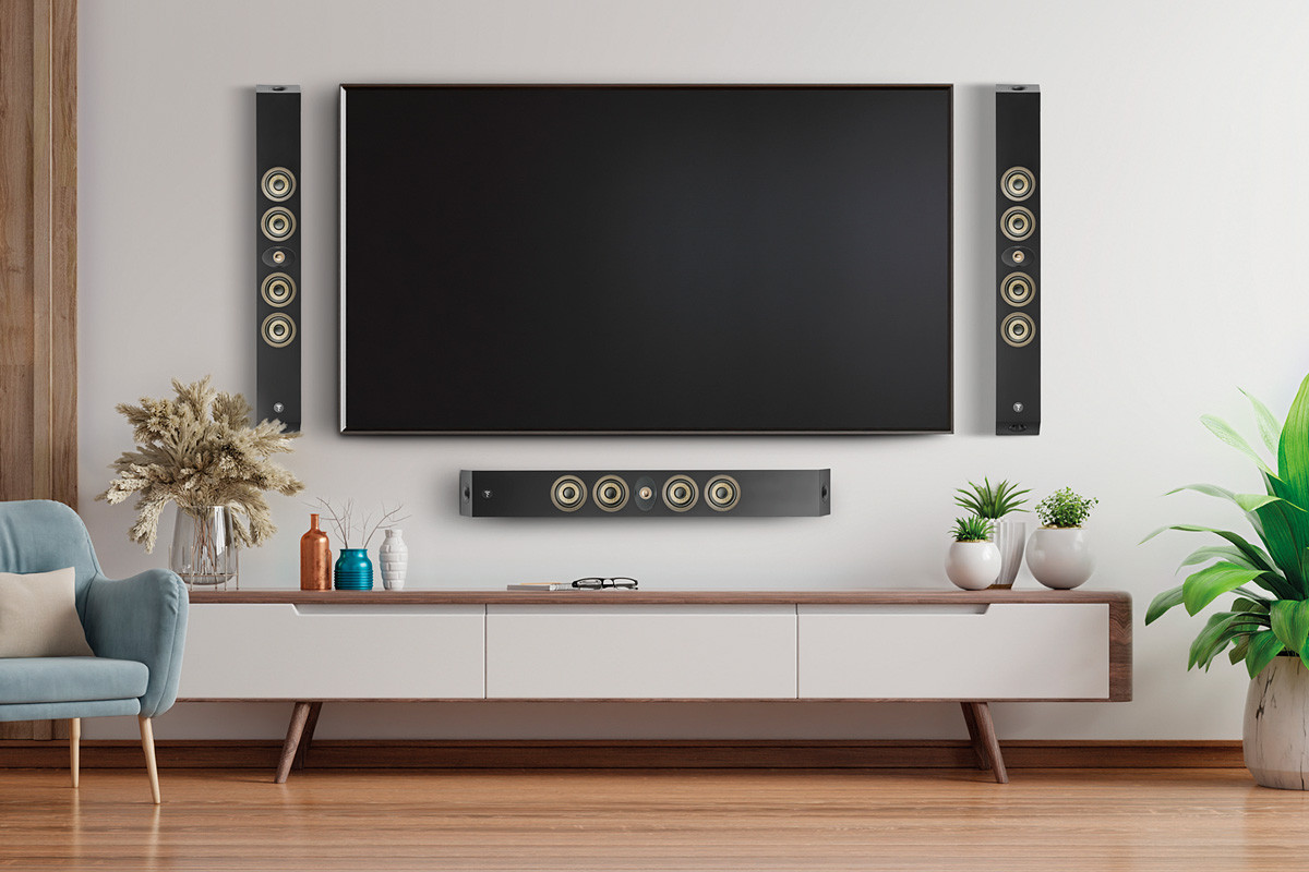 Focal On Wall 302 White High Gloss - kolumny ścienne