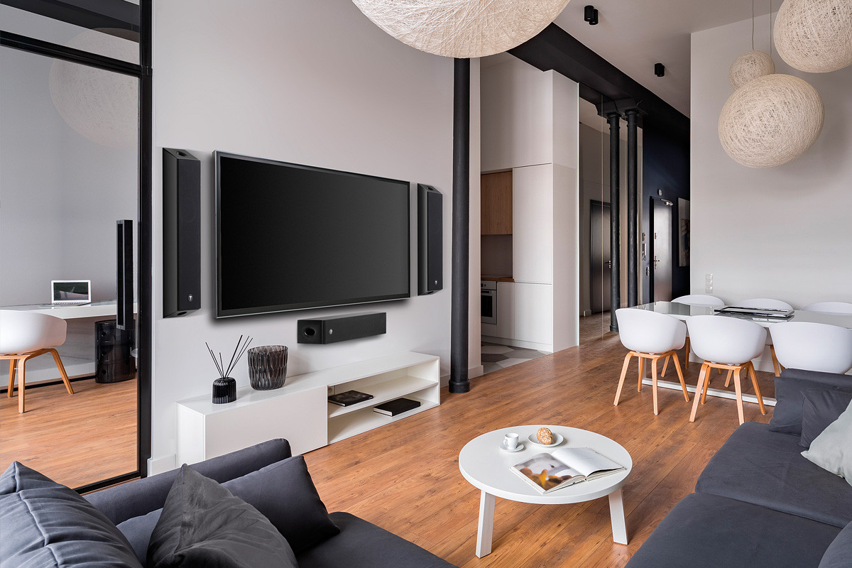 Focal On Wall 301 Black Satin - kolumny ścienne