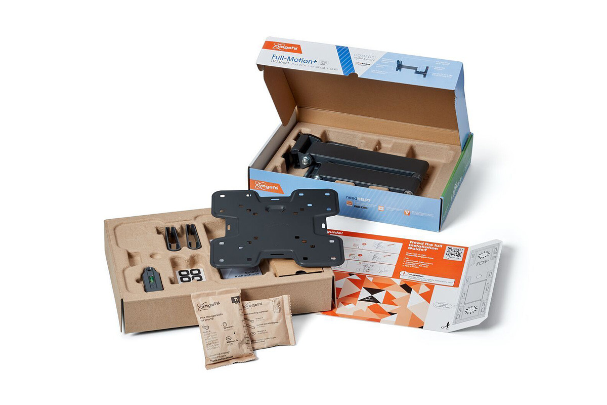 Vogel's TVM 3243 Black - uchwyt ścienny uchylny do TV (19-43 cali)