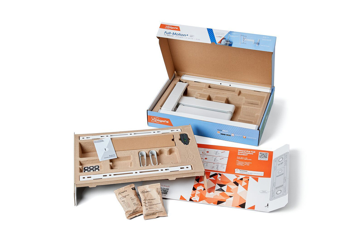 Vogel's TVM 3443 White - uchwyt ścienny uchylny do TV (32-65 cali)