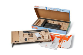 Vogel's TVM 3643 Black - uchwyt ścienny uchylny do TV (40-77 cali)