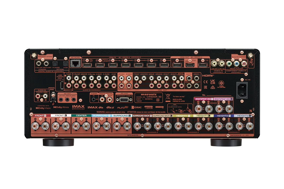 Marantz CINEMA 30 Black - amplituner wielokanałowy Marantz CINEMA 30 Black - amplituner wielokanałowy