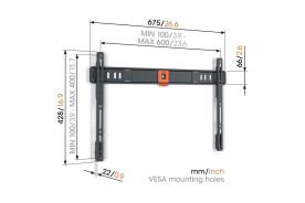 Vogel's TVM 1603 - uchwyt ścienny do TV (40-100 cali)