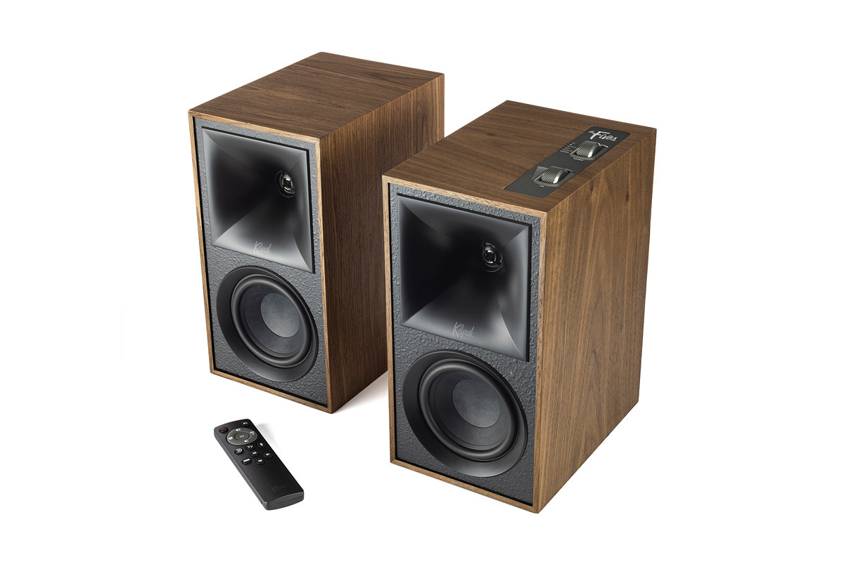 Klipsch The Fives Walnut - kolumny aktywne