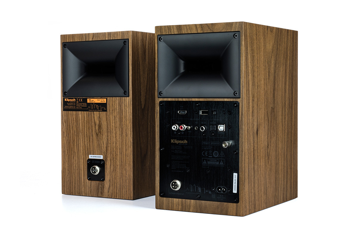 Klipsch The Fives Walnut - kolumny aktywne