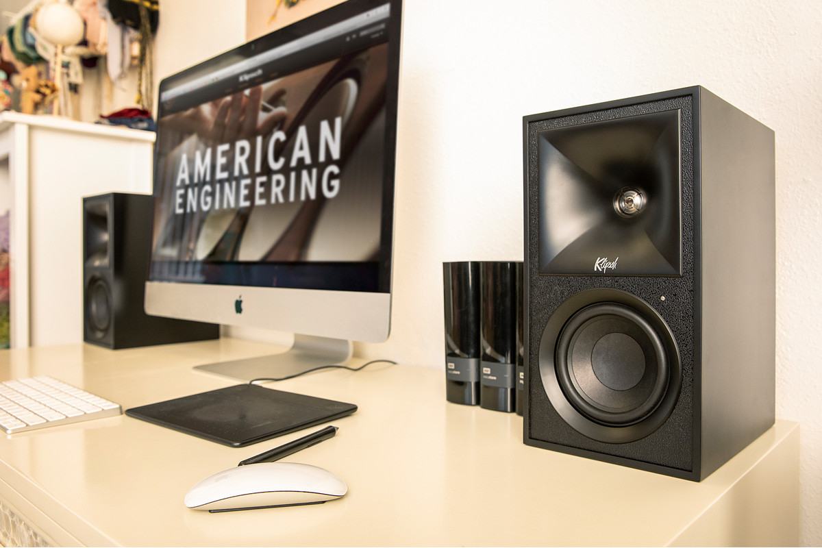 Klipsch The Fives Walnut - kolumny aktywne