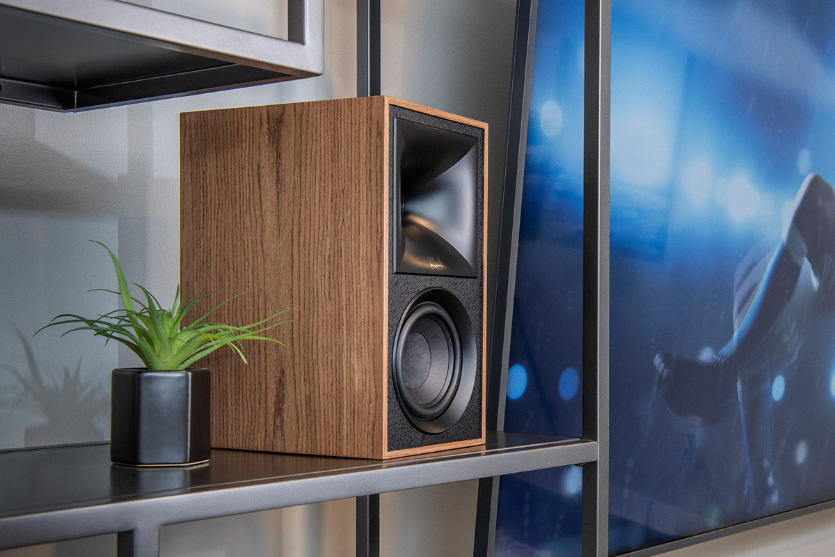 Klipsch The Fives Walnut - kolumny aktywne