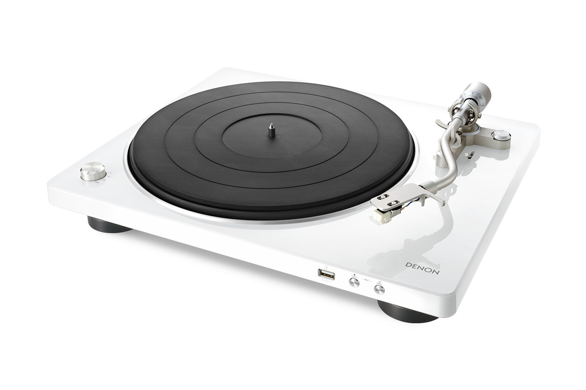 Denon DP-450USB White - gramofon analogowy