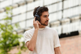 Sennheiser Momentum 4 Wireless | M4AEBT Denim - słuchawki bezprzewodowe Bluetooth