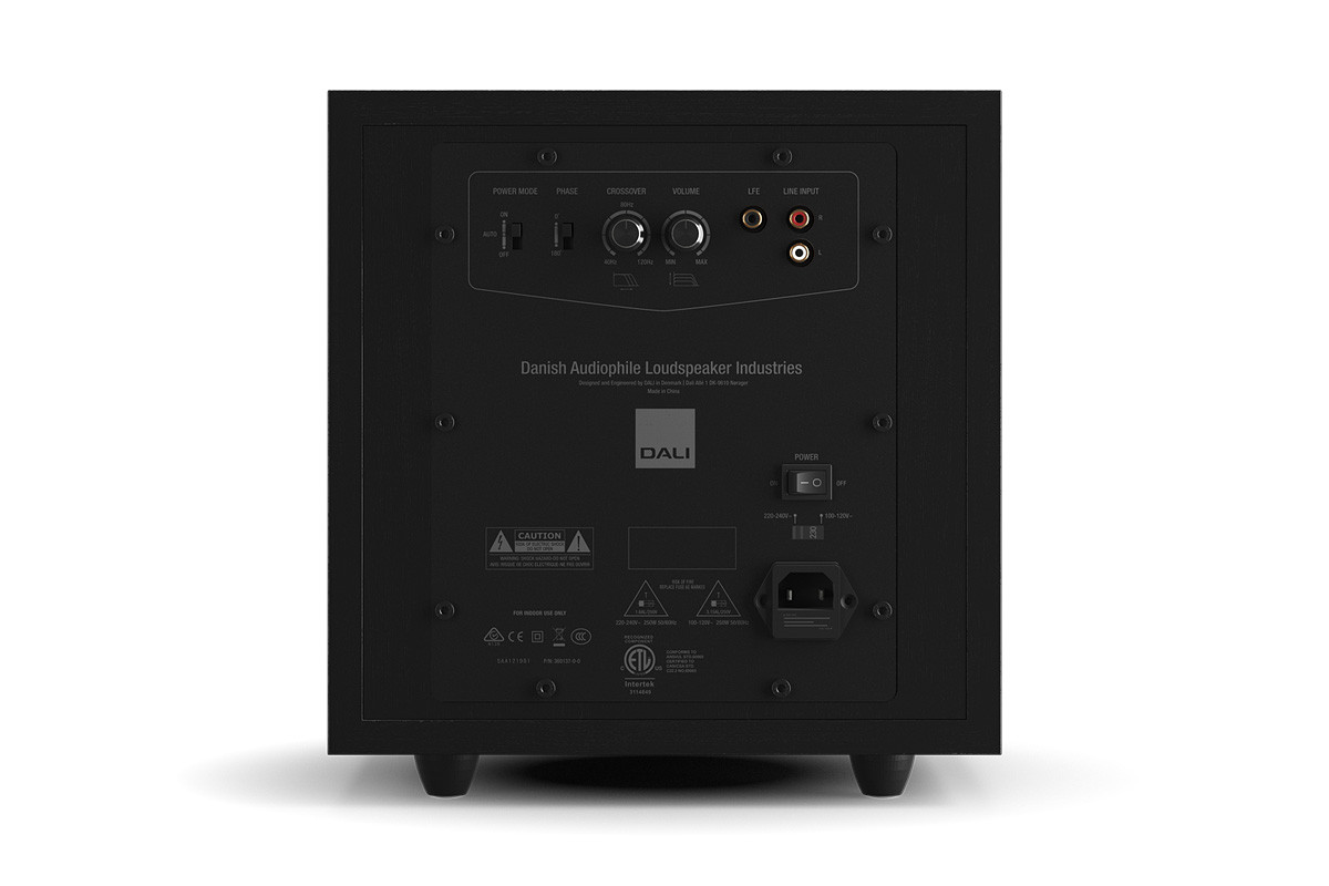 DALI SUB E-9F サブウーファー ブラック Dali SUB E-9 F Black Satin - subwoofer aktywny