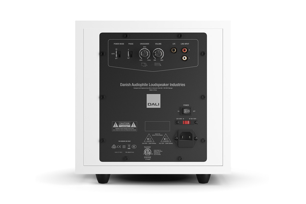 Dali SUB E-9 F White Satin - subwoofer aktywny