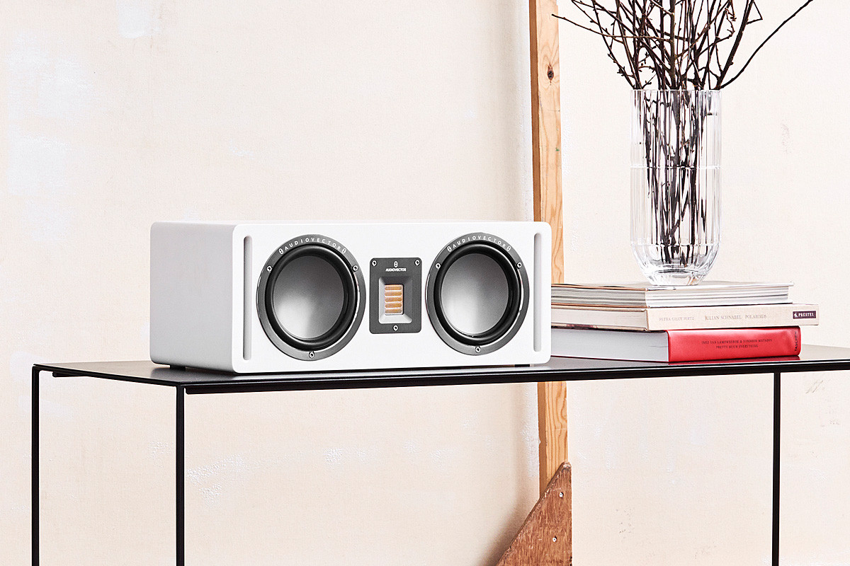 Audiovector QR C SE Black Piano - kolumna centralna