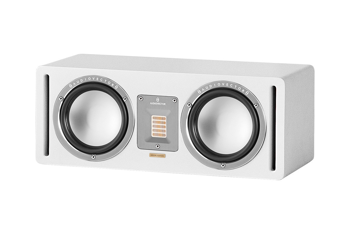 Audiovector QR C SE White Silk - kolumna centralna