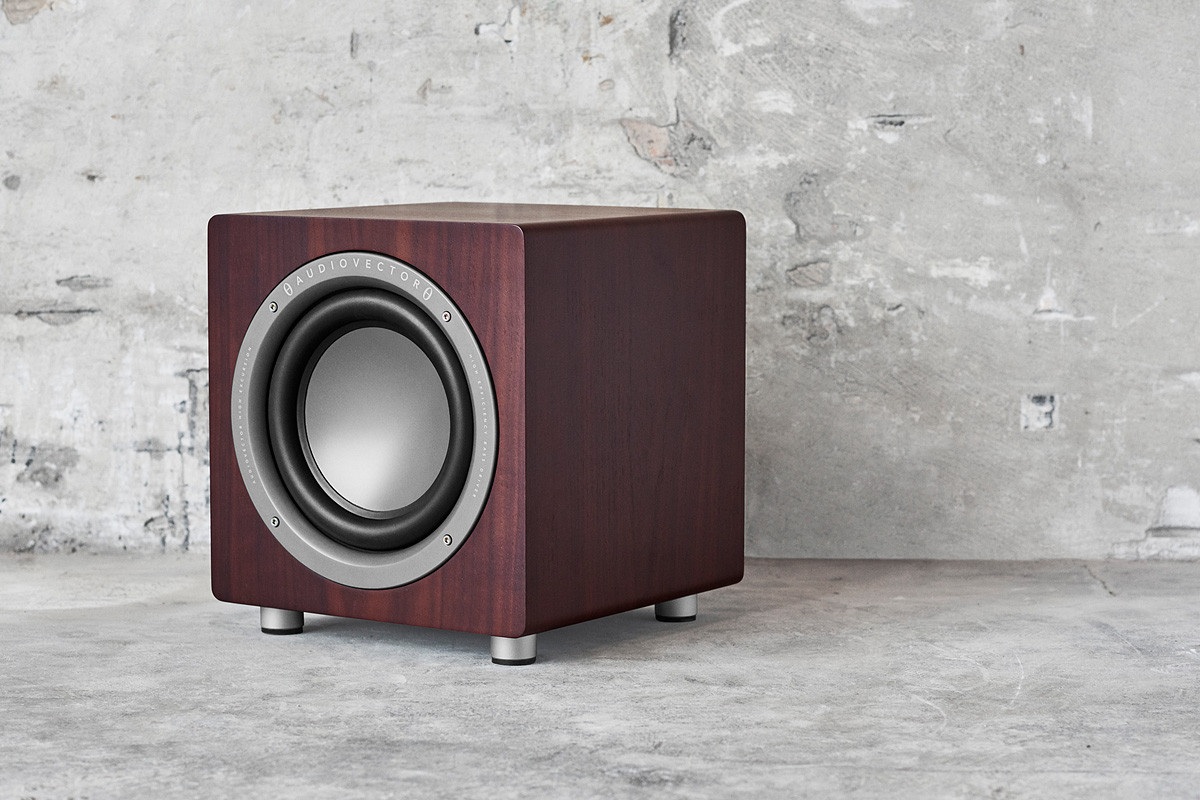 Audiovector QR SUB SE Dark Walnut - subwoofer aktywny