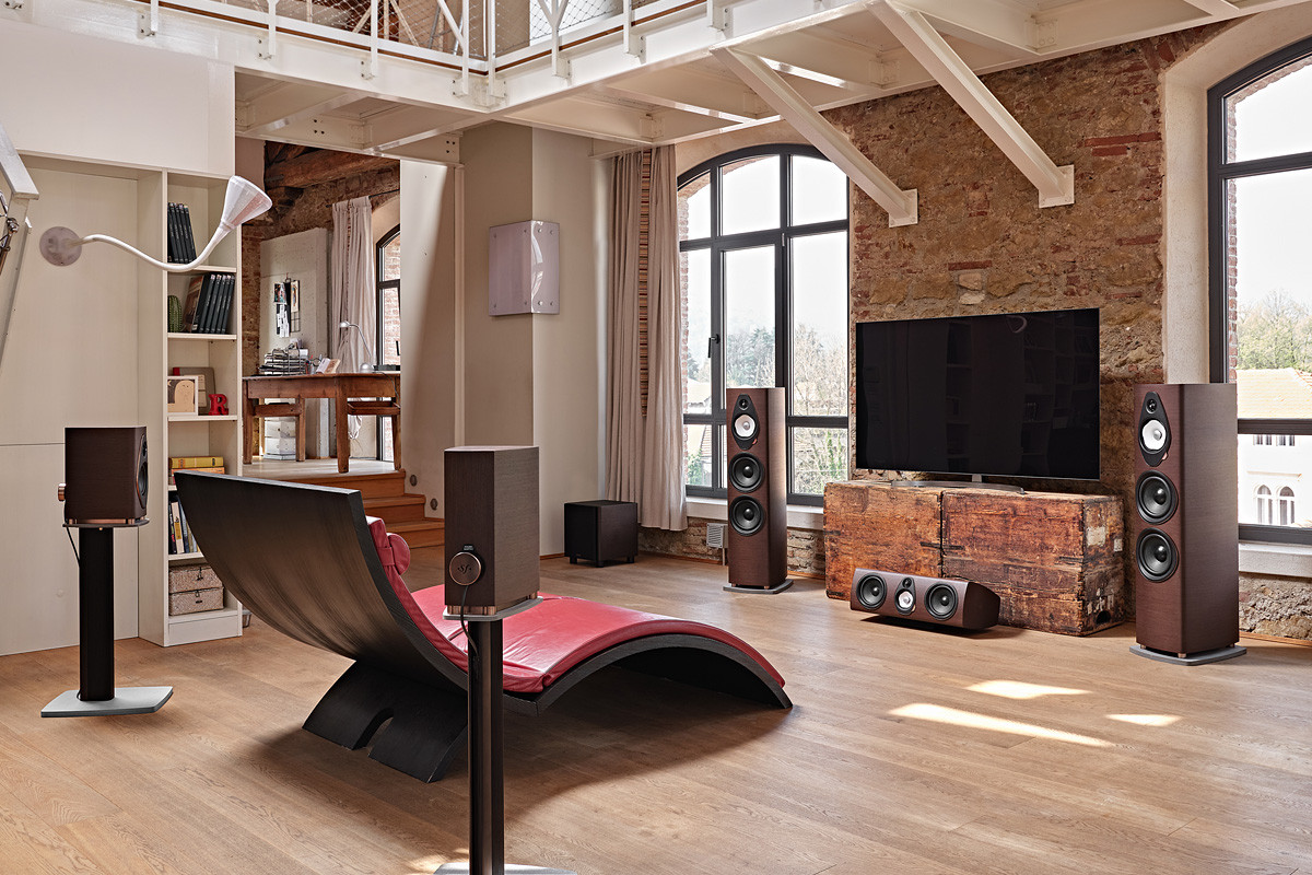 Sonus Faber Sonetto VIII G2 Walnut - kolumny podłogowe