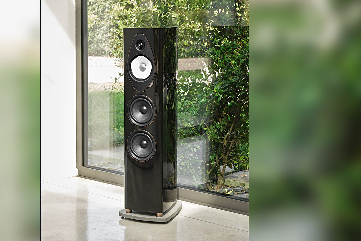 Sonus Faber Sonetto V G2 Piano Black - kolumny podłogowe