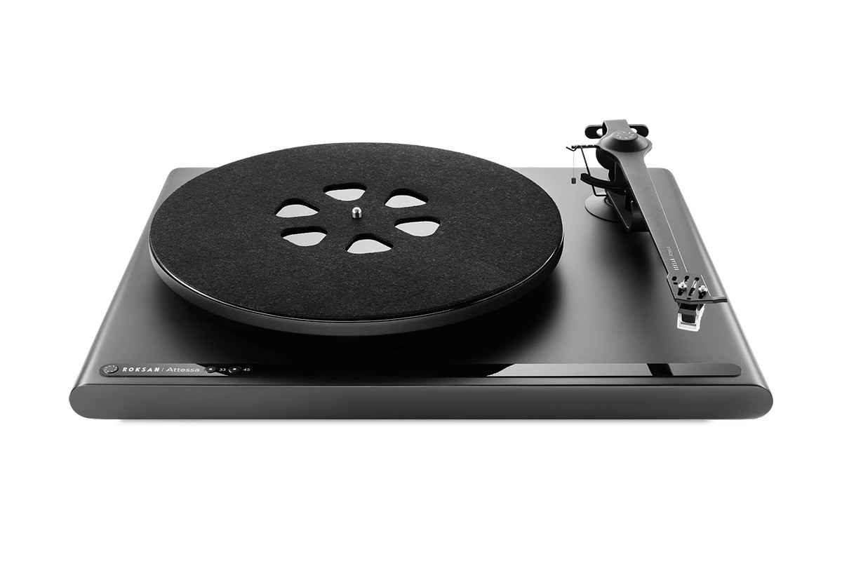 Roksan Attessa Turntable Satin Black - gramofon analogowy