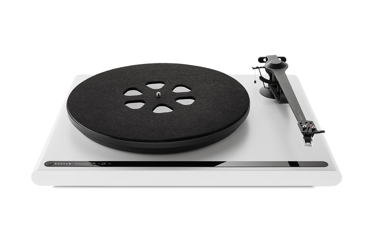 Roksan Attessa Turntable Satin White - gramofon analogowy