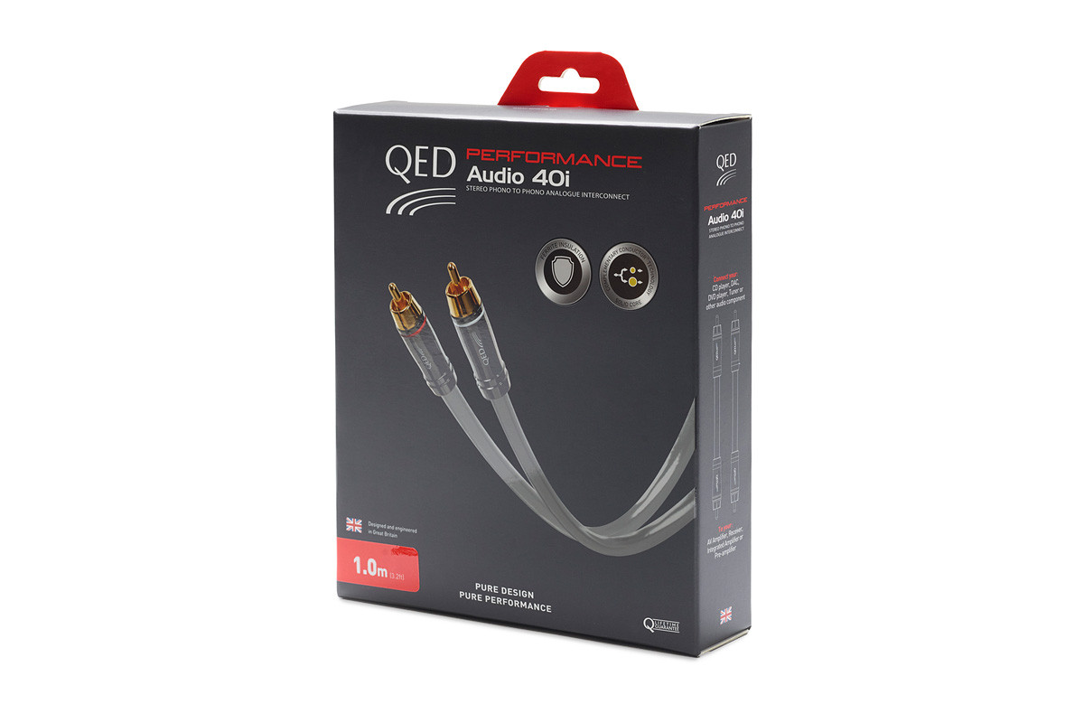 QED Performance Audio 40i - przewód 2xRCA/2xRCA
