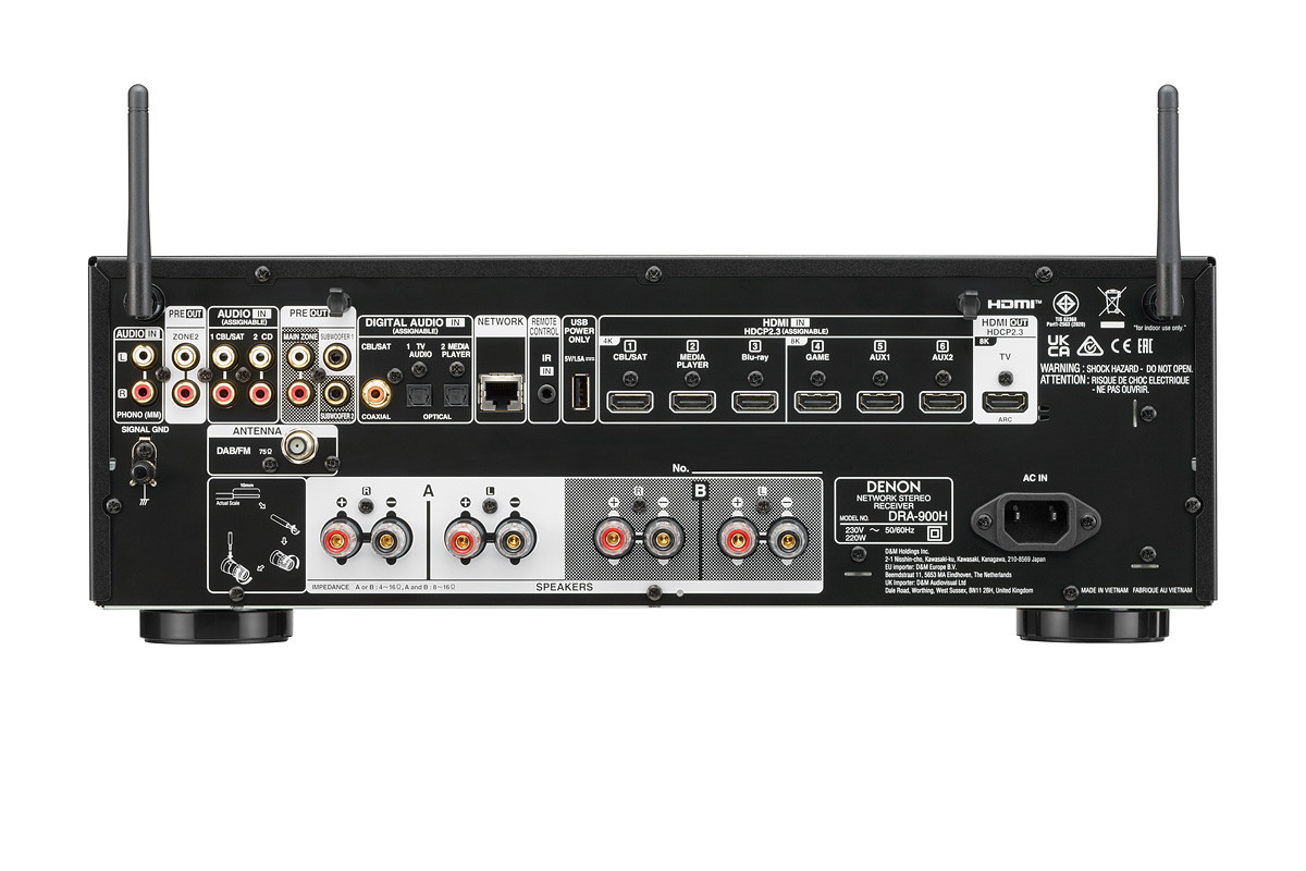 Denon DRA-900H Black - amplituner stereo