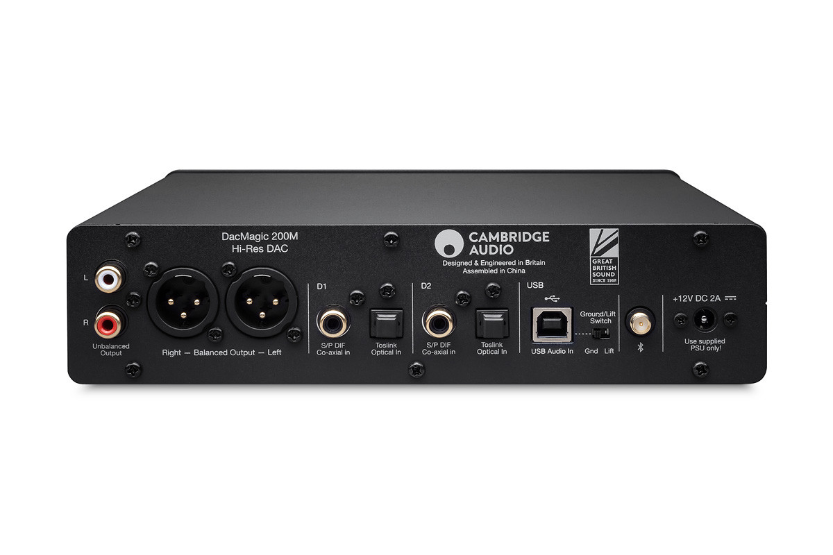 Cambridge Audio DacMagic 200M Black Edition - przetwornik cyfrowo-analogowy DAC USB ze wzmacniaczem słuchawkowym