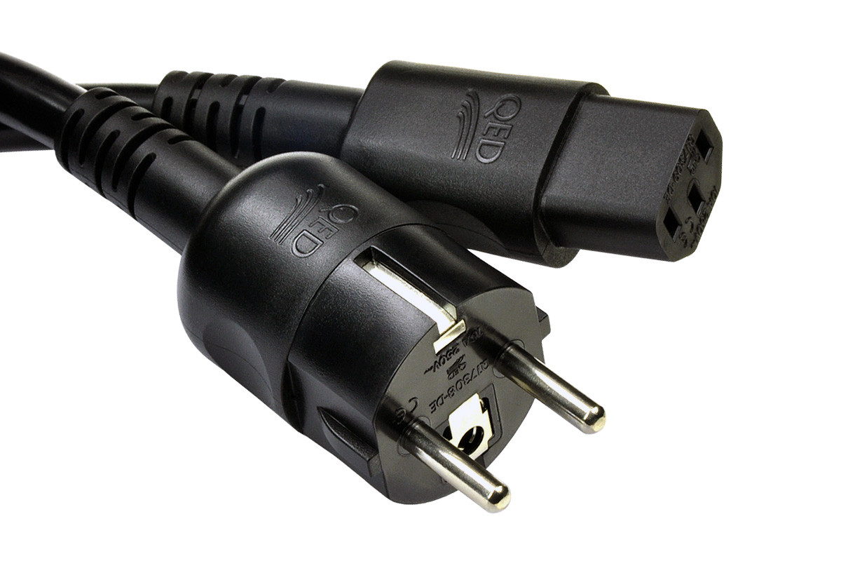 QED XT3 - przewód zasilający AC | power cord o długości 1 m