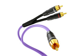 Melodika MDSWY10 - przewód do subwoofera 1xRCA/2xRCA typu Y - o długości 1 m Melodika MDSWY10 - przewód do subwoofera 1xRCA/2xRCA typu Y - o długości 1 m