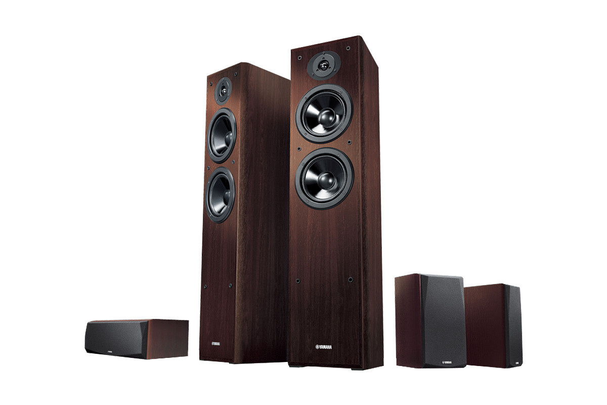 Yamaha NS-51 | NS-F51 z NS-P51 Walnut - zestaw kolumn do kina domowego 5.0