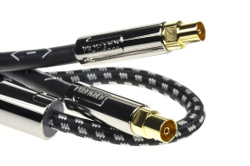 Profigold OxyPure OXYV8701 Coaxial Antenna - przewód antenowy wtyk TV/gniazdo TV o długości 1 m