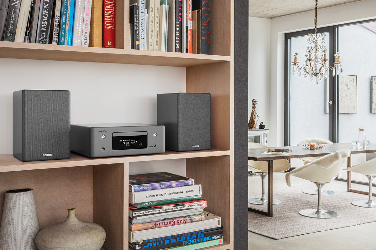 Denon CEOL N10 Black - sieciowy mini system audio z odtwarzaczem CD