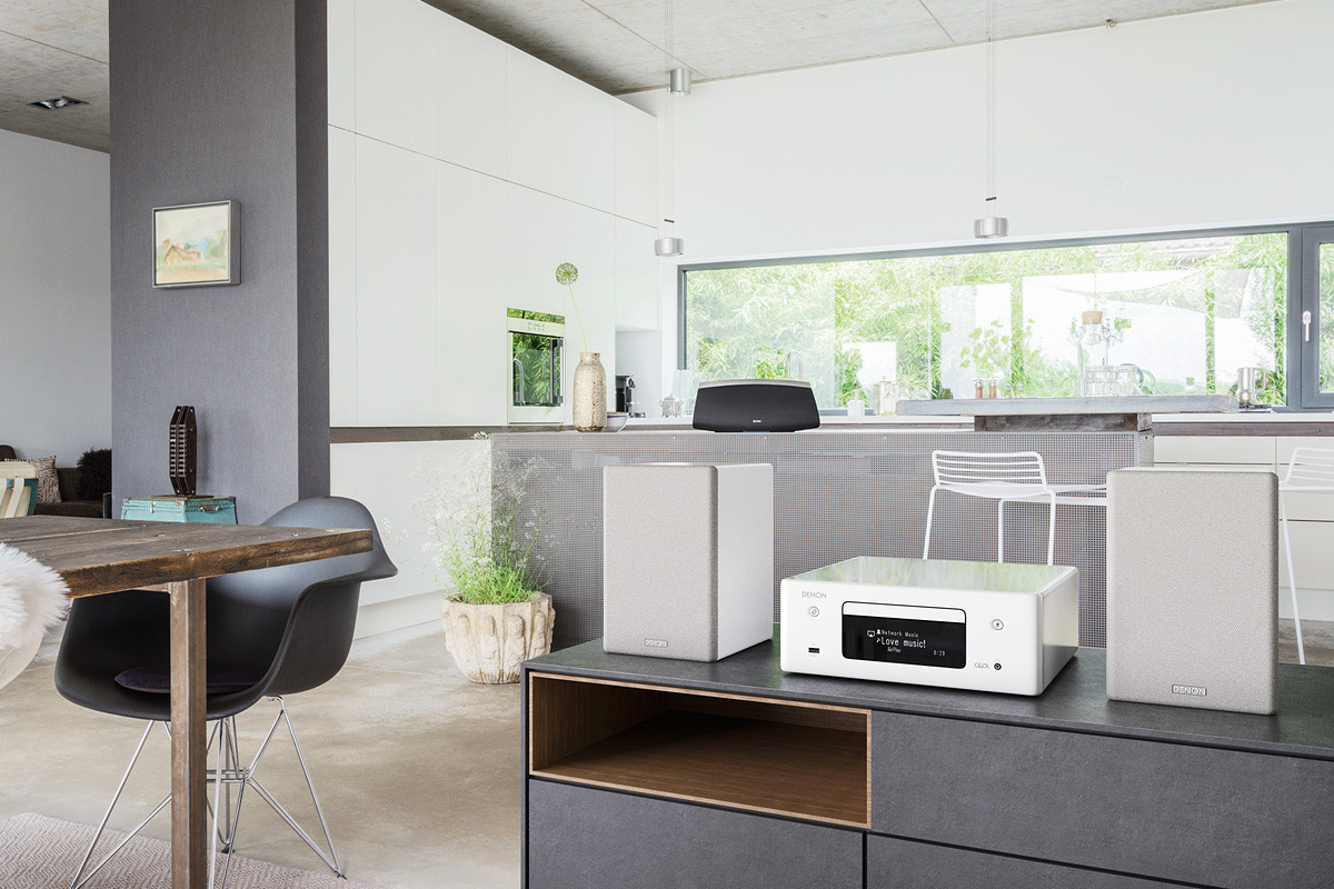 Denon CEOL N10 Black - sieciowy mini system audio z odtwarzaczem CD