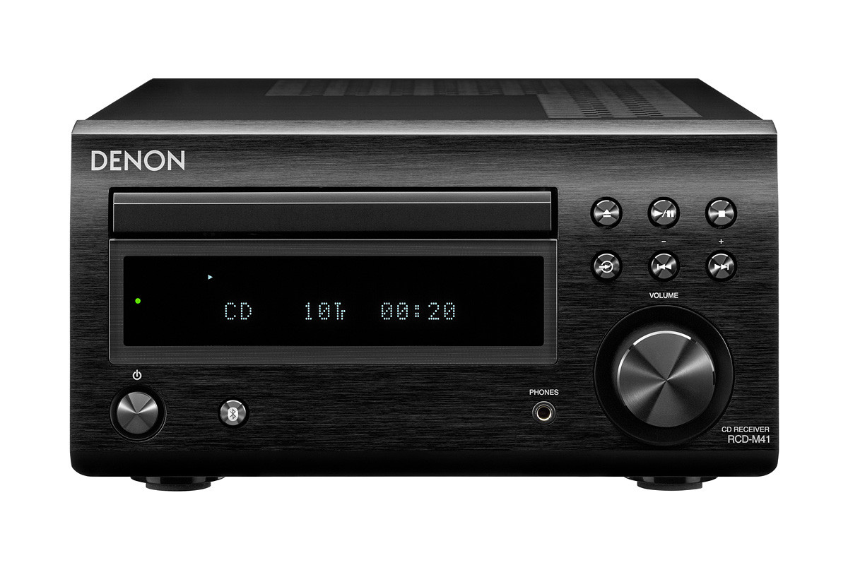 Denon RCD-M41 Black - amplituner stereo z odtwarzaczem CD