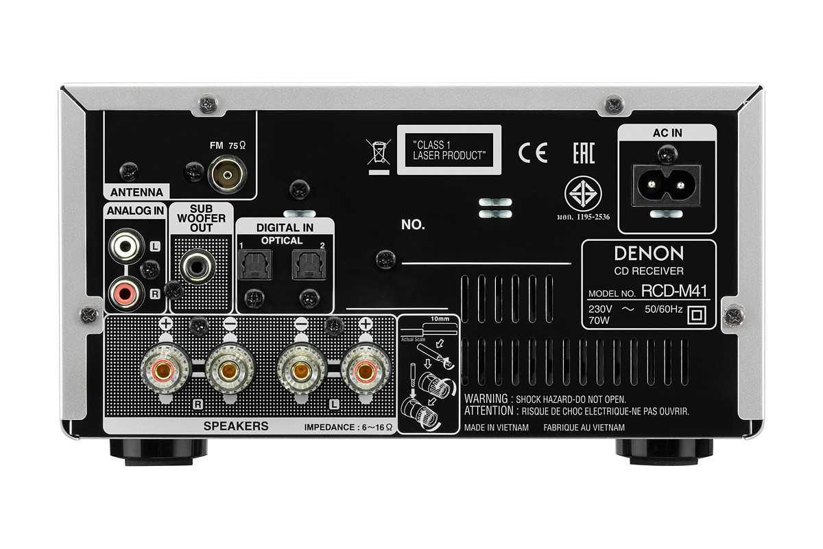 定率割引 西日本 Denon RCD-M41 Premium Silver - amplituner stereo z その他