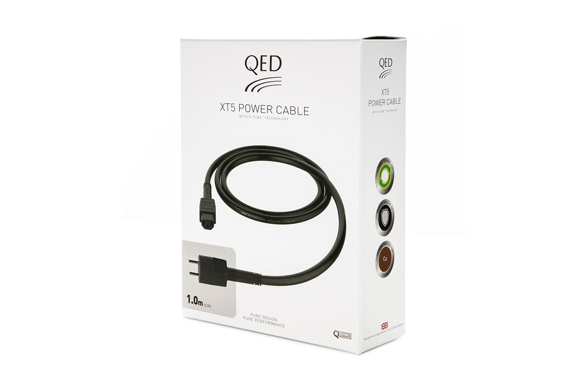 QED XT5 - przewód zasilający AC | power cord o długości 3 m