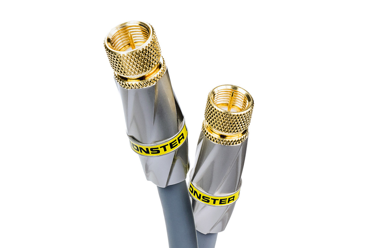 Monster Cable 350 FCX - przewód antenowy wtyk F/wtyk F o długości 2 m