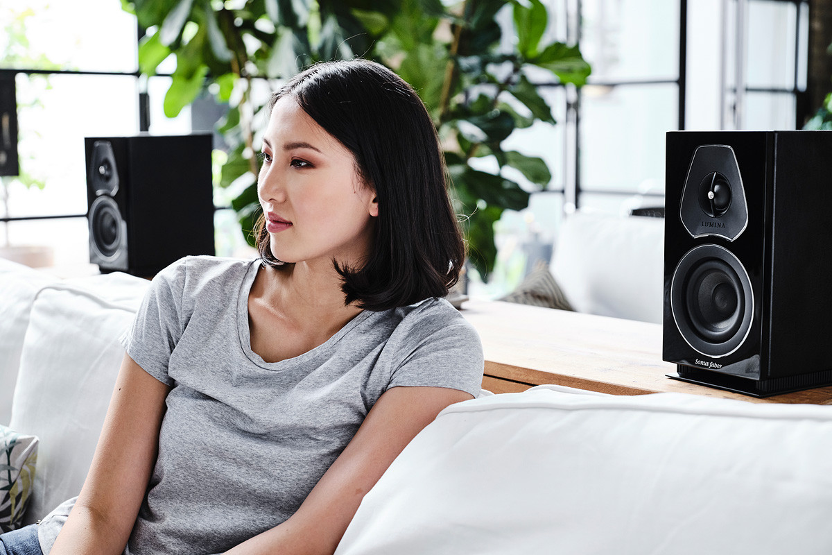 Sonus Faber Lumina I Wenge - kolumny podstawkowe