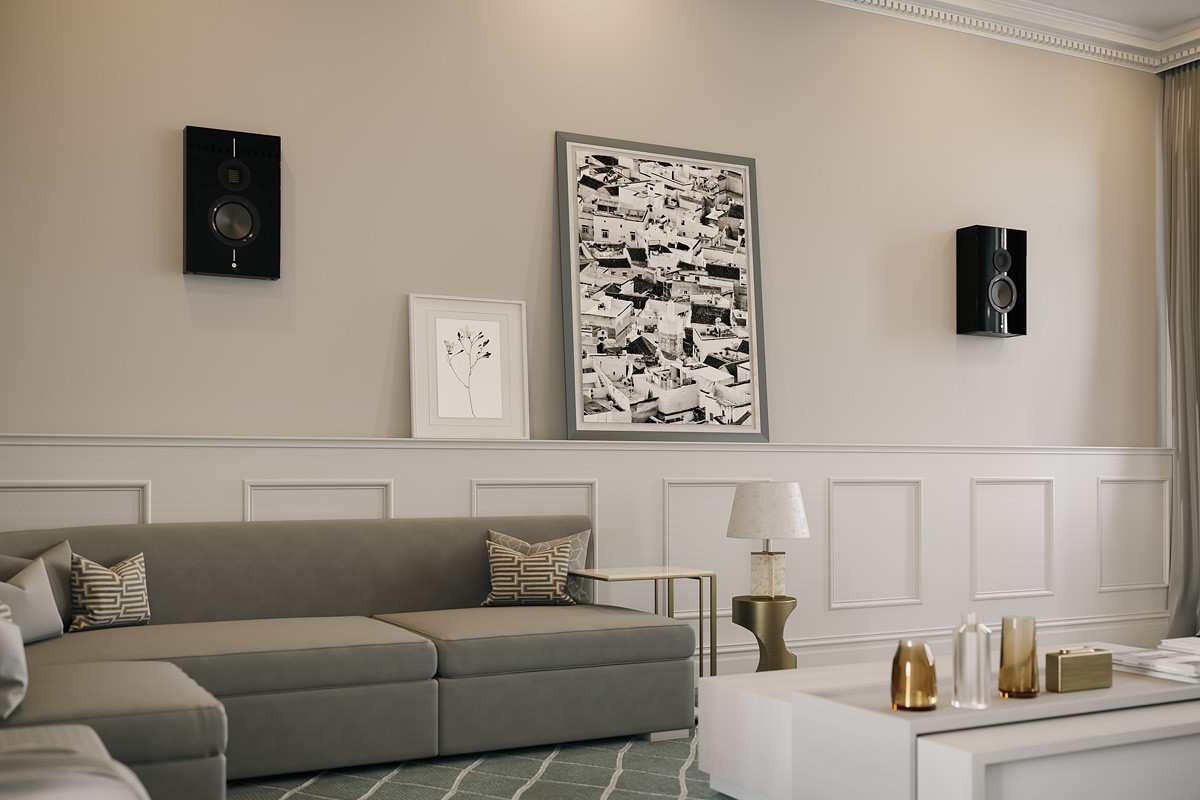 Monitor Audio Gold On-Wall 6G High Gloss Black - kolumna ścienna