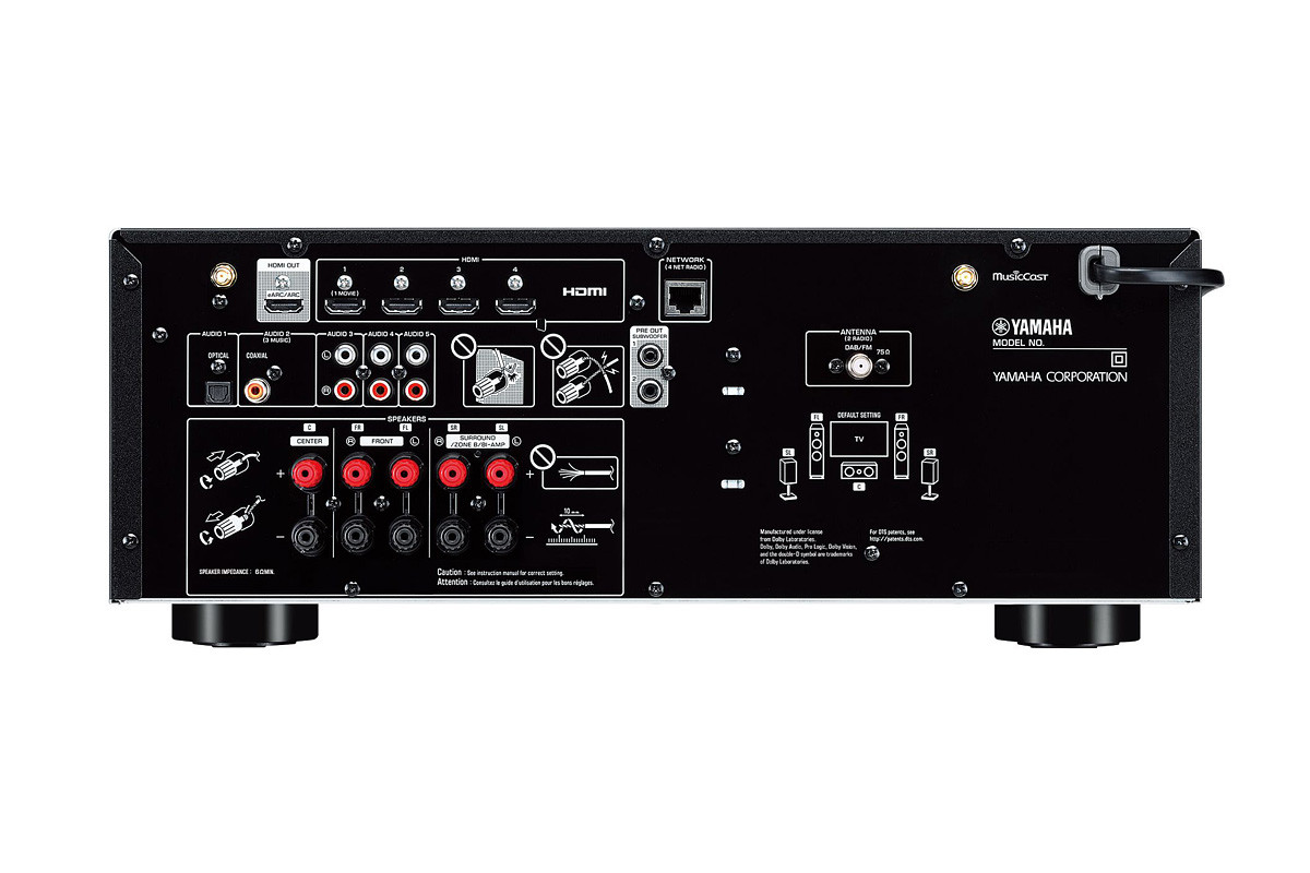 Yamaha RX-V4A - amplituner wielokanałowy Yamaha RX-V4A - amplituner wielokanałowy