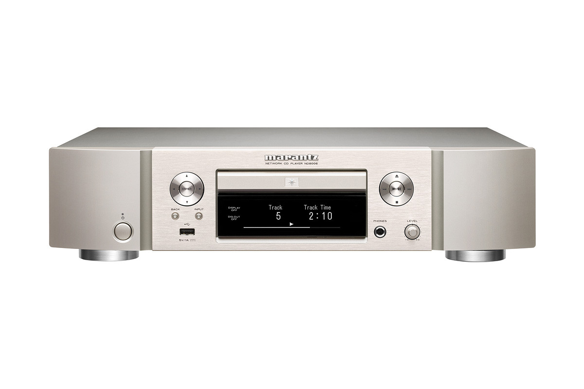 Marantz ND8006 Silver/Gold - odtwarzacz płyt CD z funkcjami sieciowymi