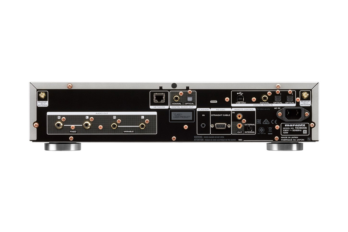 Marantz ND8006 Silver/Gold - odtwarzacz płyt CD z funkcjami sieciowymi Marantz ND8006 Silver/Gold - odtwarzacz płyt CD z funkcjami sieciowymi