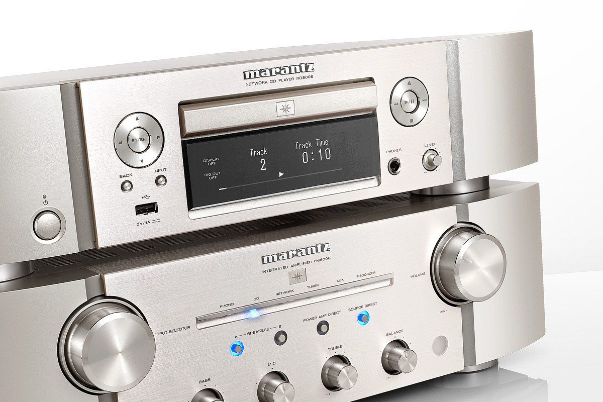 Marantz ND8006 Silver/Gold - odtwarzacz płyt CD z funkcjami sieciowymi Marantz ND8006 Silver/Gold - odtwarzacz płyt CD z funkcjami sieciowymi