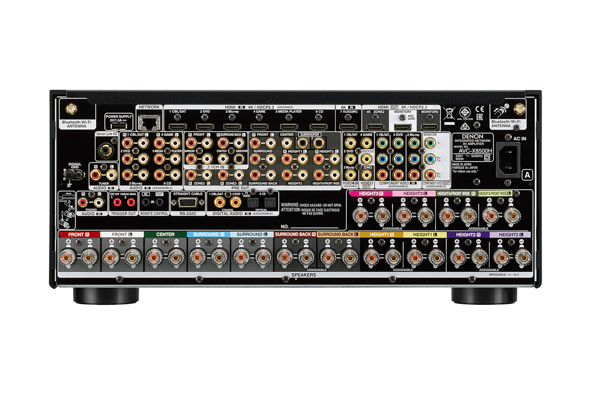 Denon AVC-X8500HA Black - amplituner wielokanałowy Denon AVC-X8500HA Black - amplituner wielokanałowy