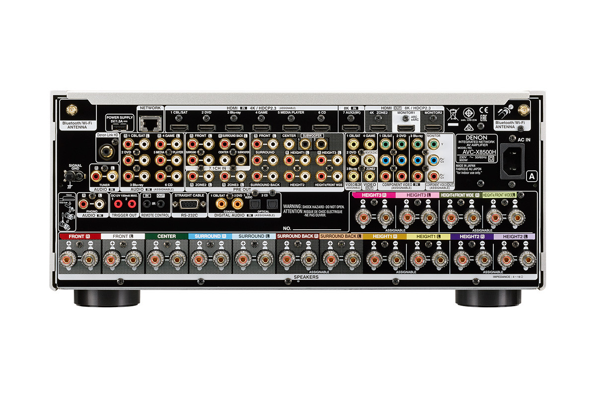 Denon AVC-X8500HA Premium Silver - amplituner wielokanałowy Denon AVC-X8500HA Premium Silver - amplituner wielokanałowy
