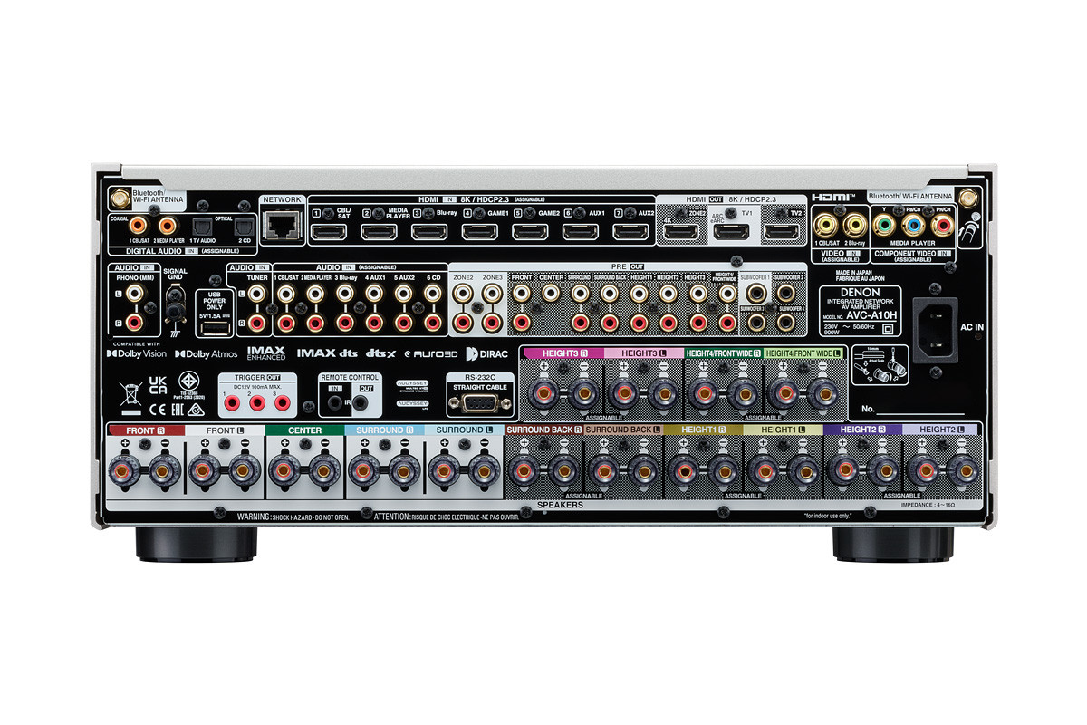 Denon AVC-A10H Premium Silver - amplituner wielokanałowy Denon AVC-A10H Premium Silver - amplituner wielokanałowy