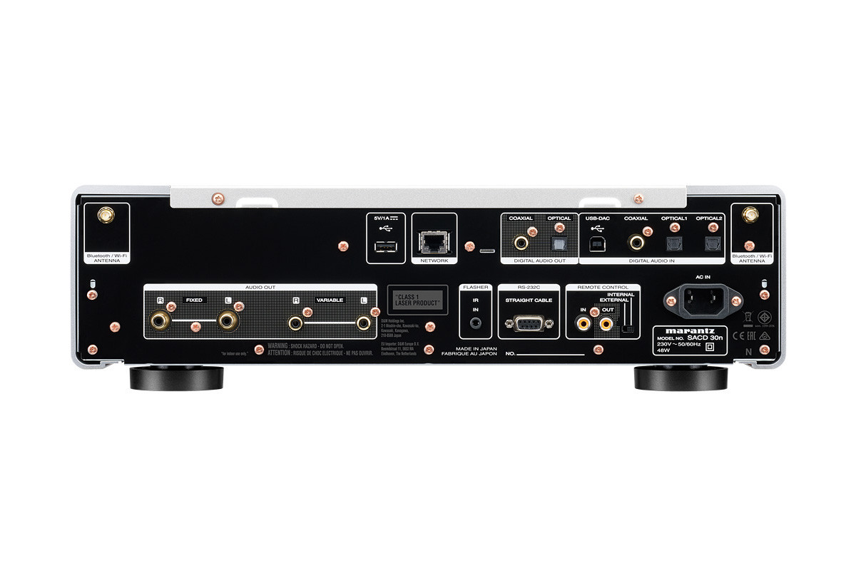 Marantz SACD 30n Silver/Gold - odtwarzacz płyt CD/SACD z funkcjami sieciowymi