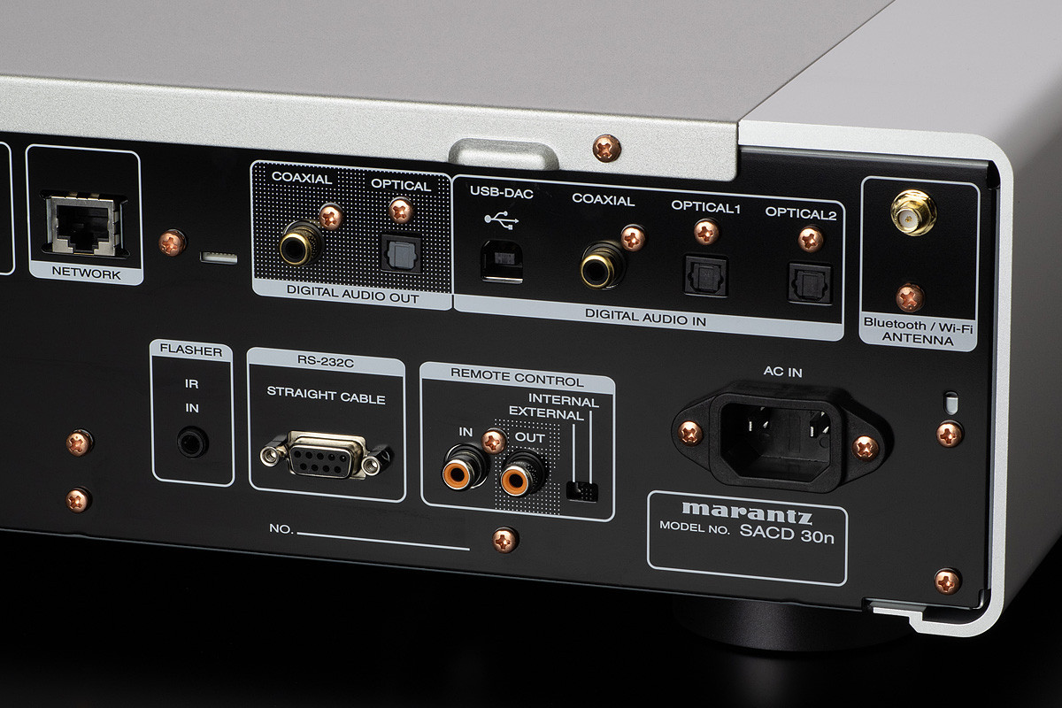 Marantz SACD 30n Silver/Gold - odtwarzacz płyt CD/SACD z funkcjami sieciowymi